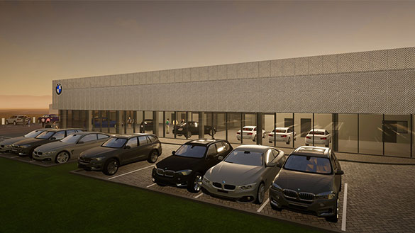 Nowy salon BMW Bońkowscy Koszalin.